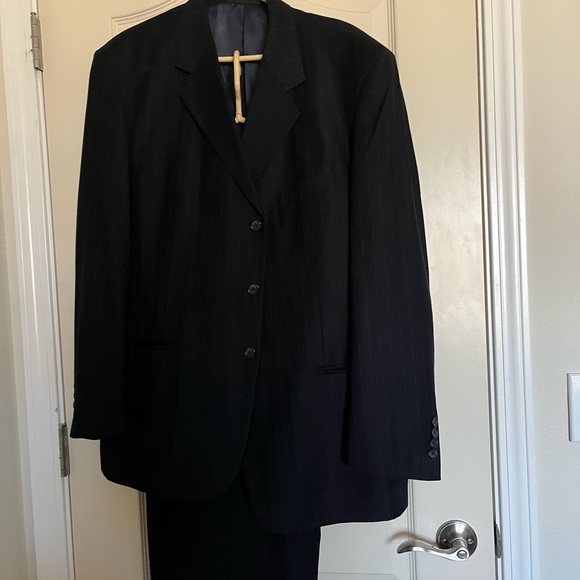 George Other - Pinstripe blazer & pair of matching slacks